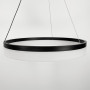 Изображение Сучасна кільцева люстра в чорному каркасі Ø 60 см ИМ Light-Deco 1 