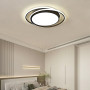 Изображение Сучасний LED-світильник у чорному корпусі із двох кілець 47х40 см ИМ Light-Deco 6 
