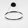 Изображение Сучасна кільцева люстра в чорному каркасі Ø 60 см ИМ Light-Deco 3 