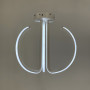 Изображение Стельова біла LED люстра на три завитки ИМ Light-Deco 4 