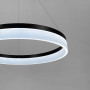 Изображение Сучасна кільцева люстра в чорному каркасі Ø 60 см ИМ Light-Deco 6 