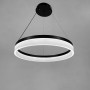 Изображение Сучасна кільцева люстра в чорному каркасі Ø 60 см ИМ Light-Deco 7 