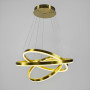 Изображение Підвісна люстра на три латунних кільця 60, 50 та 40 см ИМ Light-Deco 