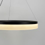 Изображение Сучасна кільцева люстра в чорному каркасі Ø 60 см ИМ Light-Deco 4 