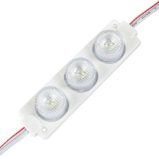 Світлодіодний модуль BRT XG6 3030-3 led W 3W 12В 7000K лінза 3 бочки Світлодіодний модуль BRT XG6 3030-3 led W 3W 12В 7000K лінза 3 бочки