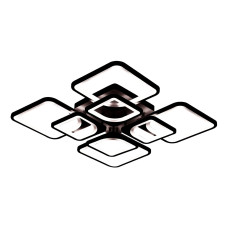 Люстра стельова світлодіодна LED Light House SRS-19692/8 BK 138W, колір чорний