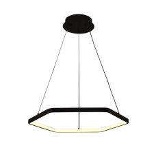 Люстра підвісна світлодіодна LED Light House SRS-19622 BK 55W чорна