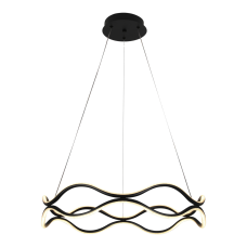 Люстра підвісна світлодіодна LED Light House SRS-19633 BK 122W чорна