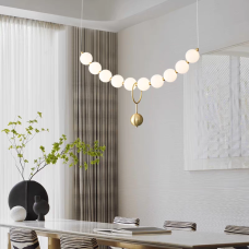 Люстра підвісна світлодіодна перлина Light House SRS-19897 Copper 24W мідь