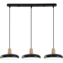 Зображення Люстра світлодіодна підвісна Light House SRS-20324-3 чорний + дерево ИМ Light-Deco 1 