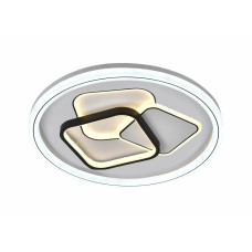 Люстра стельова світлодіодна смарт LED Light House SRS-20275 (Білий + Чорний) 102 Вт + пульт