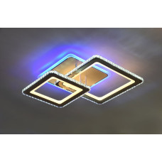 Люстра стельова VALESO 55659/2 біла + хром, LED