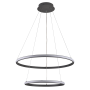 Зображення Люстра підвісна світлодіодні кільця Light House SRS-19653 BK 70 Вт Чорний ИМ Light-Deco 1 