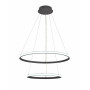 Зображення Люстра підвісна світлодіодні кільця Light House SRS-19653 BK 70 Вт Чорний ИМ Light-Deco 2 