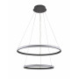 Зображення Люстра підвісна світлодіодні кільця Light House SRS-19653 BK 70 Вт Чорний ИМ Light-Deco 3 