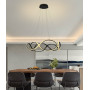 Изображение Люстра подвесная светодиодная LED Light House SRS-19634 BK 124W черная ИМ Light-Deco 1 