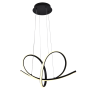 Зображення Люстра підвісна світлодіодна LED Light House SRS-19629 BK 54W чорна ИМ Light-Deco 
