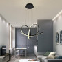 Зображення Люстра підвісна світлодіодна LED Light House SRS-19629 BK 54W чорна ИМ Light-Deco 2 