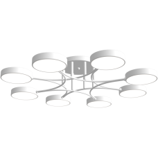 Люстра стельова світлодіодна LED Light House SRS-19474/8 WT біла