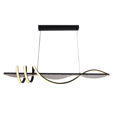 Люстра підвісна світлодіодна LED Light House SRS-19637 BK 62W чорна