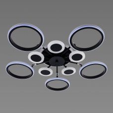 Люстра стельова світлодіодна LED Light House SRS-19464/5+5 чорна