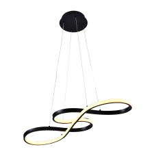 Люстра підвісна світлодіодна LED Light House SRS-19625 BK 56W чорна