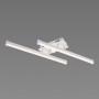 Изображение Люстра стельова світлодіодна VALESO 2 плафони LED 20W Білий Золото Сталь Акрил YH1310/2 ИМ Light-Deco 2 