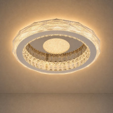 Люстра стельова VALESO S1001-500C DARK CHROME+CR, хром, LED 114W