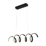 Зображення Люстра підвісна світлодіодна LED Light House SRS-19626 BK 52W чорна ИМ Light-Deco 
