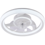 Изображение Люстра-вентилятор потолочная светодиодная LED Light House SRS-20615/480 WH белая ИМ Light-Deco 