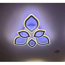 Люстра стельова VALESO 55615/3+3 біла, LED