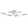 Зображення Люстра стельова світлодіодна LED Light House SRS-19475/6 WT+WOOD біла ИМ Light-Deco 
