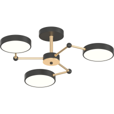 Люстра потолочная светодиодная LED Light House SRS-20289-3 черная + золото
