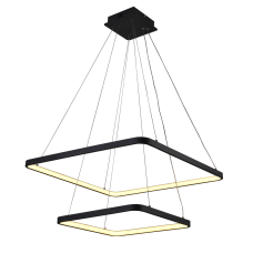 Люстра підвісна світлодіодна LED Light House SRS-19621 BK 90W чорна