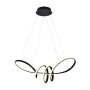Зображення Люстра підвісна світлодіодна LED Light House SRS-19627 BK 70W чорна ИМ Light-Deco 