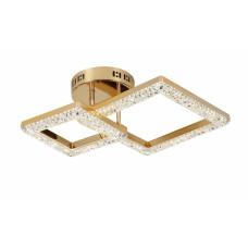 Люстра стельова світлодіодна Light House SRS-19922/1+1 GD 25W*2, колір золото