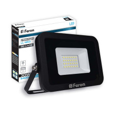 Светодиодный прожектор Feron LL-853 30Вт 6400K черный