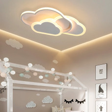 Люстра стельова дитяча Light House LNF-17455 28W у вигляді хмари біла