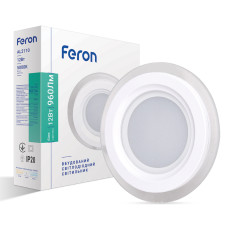 Світлодіодний світильник Feron AL2110 12W білий Світлодіодний світильник Feron AL2110 12W білий