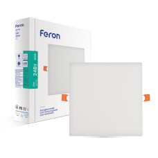 Світильник точковий світлодіодний вбудований Feron AL702 24W білий