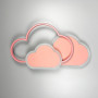 Зображення Люстра стельова дитяча LED Light House LNF-17455 28W у вигляді хмари рожева ИМ Light-Deco 1 