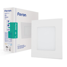 Светильник встроенный светодиодный Feron AL511-1 6W 4000K белый