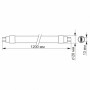 Зображення LED лампа VIDEX T8b 18W 1.2M 4100K матова ИМ Light-Deco 3 