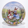 Изображение Набор обеденных тарелок Rabbit Family фарфоровых 2 штуки 25 см HP-7323-10 ИМ Light-Deco 