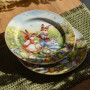 Изображение Набор обеденных тарелок Rabbit Family фарфоровых 2 штуки 25 см HP-7323-10 ИМ Light-Deco 1 