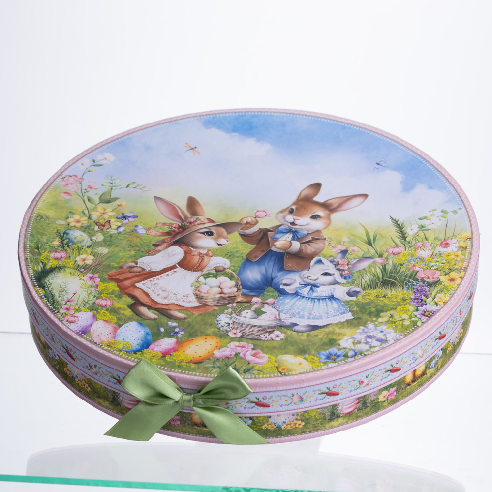 Изображение Набор обеденных тарелок Rabbit Family фарфоровых 2 штуки 25 см HP-7323-10 ИМ Light-Deco 4 