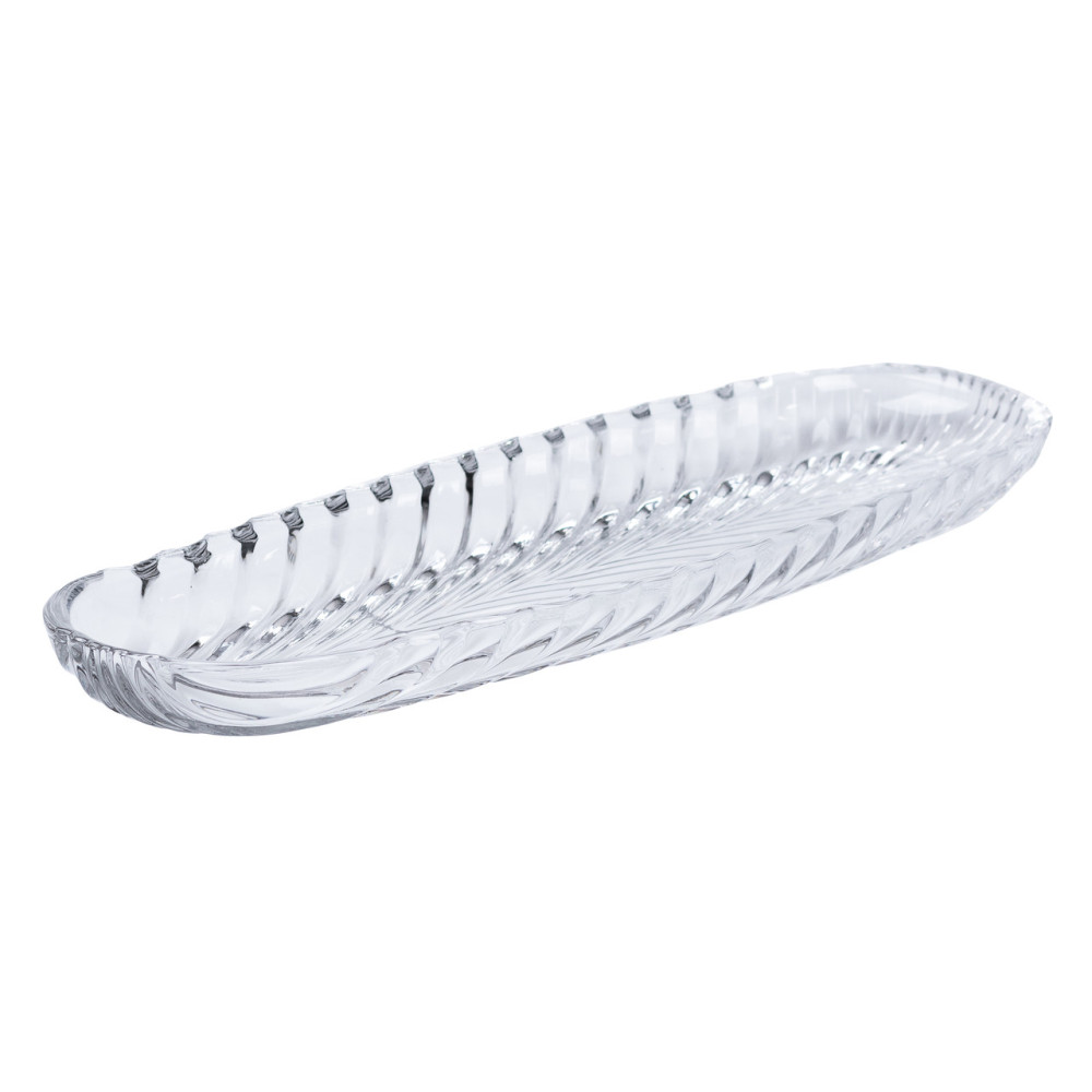Изображение Блюдо для рыбы овальное 39.5 х 13.5 прозрачное HP532 ИМ Light-Deco 1 