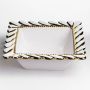 Изображение Тарелка глубокая фарфоровая Tiffany квадратная 26х26х8 см ML2009 ИМ Light-Deco 1 