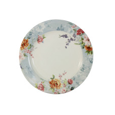 Тарілка керамічна Light House "Квітковий сад" біла 21 см (910-096)