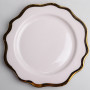 Изображение Тарелка десертная фарфоровая Antique White 20 см Yiwu HKPP-8 ИМ Light-Deco 